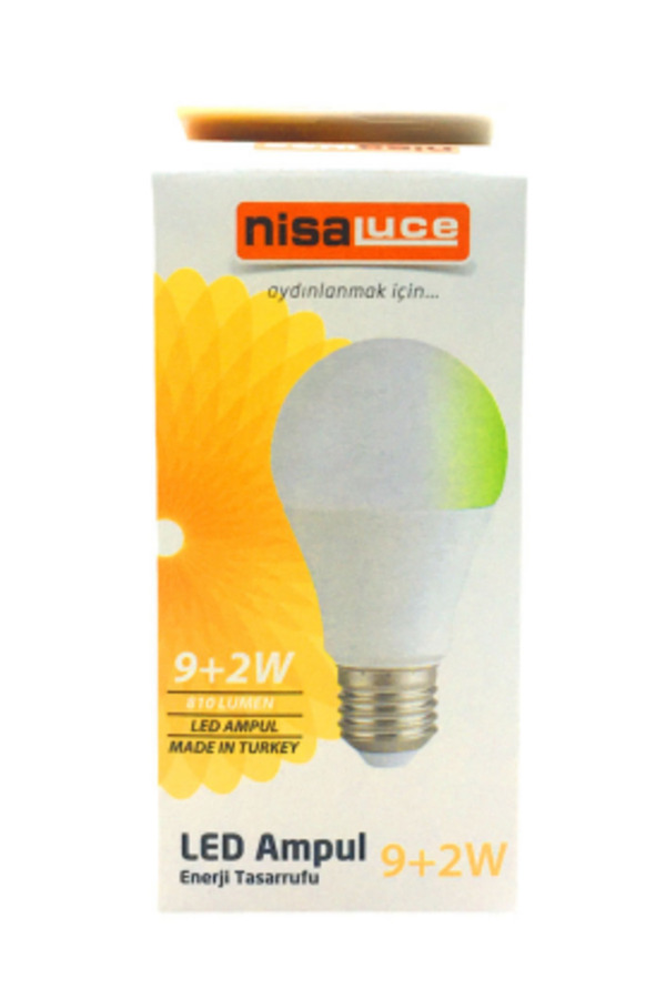 Go İthalat 9+2W E27 Beyaz-Yeşi̇l Led Ampul (4744)