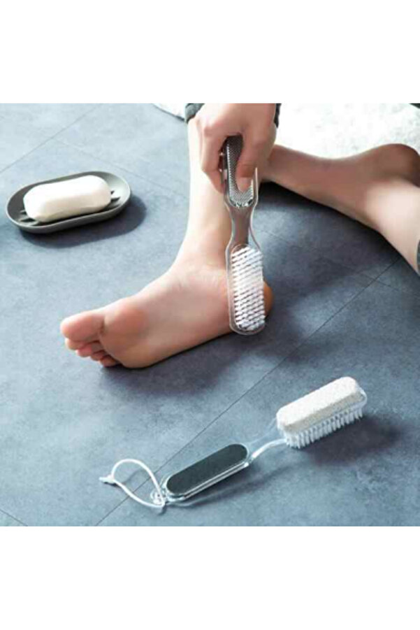 Go İthalat 4 Step Pedi̇cure Paddle Bzd-228 4In1 Fırçalı Topuk Taşı (4989)