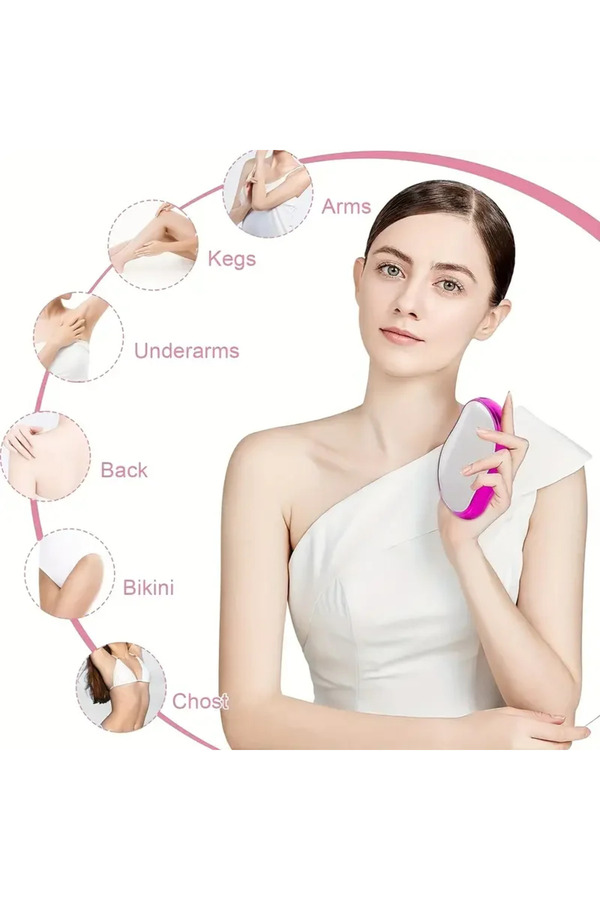 Go İthalat Crystal Eraser Epi̇lasyon Aleti̇ Tüy Si̇lgi̇si̇ Kri̇stal Epi̇latör (4457)