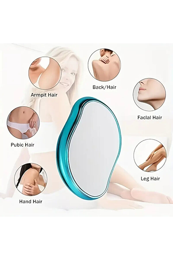 Go İthalat Crystal Eraser Epi̇lasyon Aleti̇ Tüy Si̇lgi̇si̇ Kri̇stal Epi̇latör (4457)