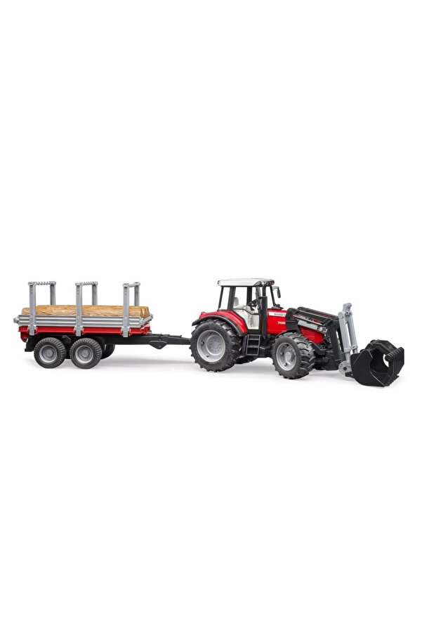 M. Ferguson 7480 Ve Kütük Taş. Römork