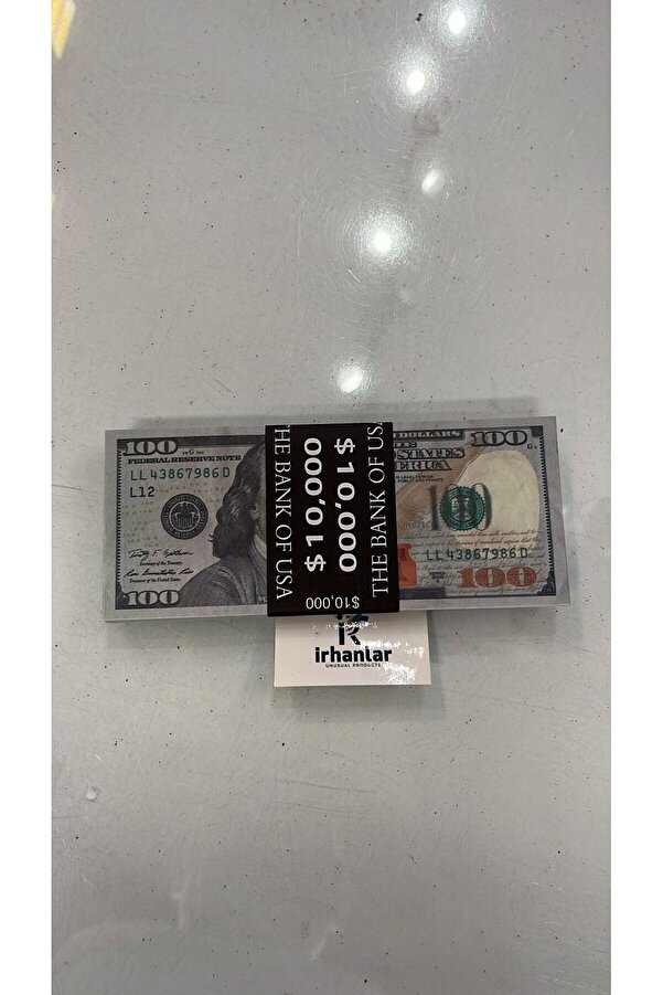 İRHANLAR Geçersiz Şaka Düğün Parası Sahte Para 100 Adet Oyun Parası 100 Dolar