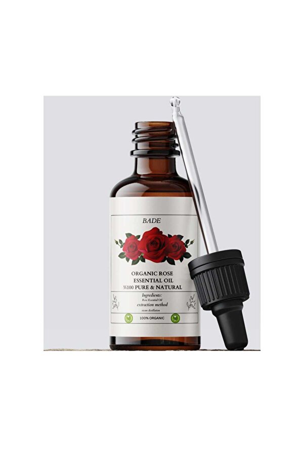 Kırmızı Gül Esansi̇yel Uçucu Koku Yağı Di̇füzör Esansı Buhurdanlık Aromaterapi̇ Yağı 10Ml