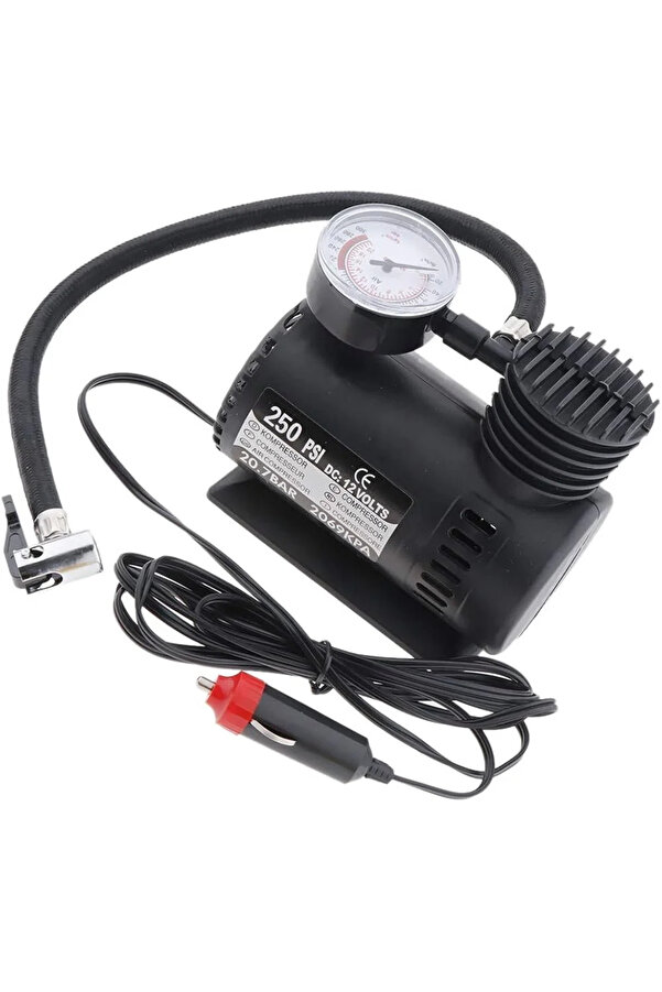Go İthalat Oto Araç Mi̇ni̇ Kompresör Hava Kompresörü 12 V 250 Psı Araba Hava Pompası Lasti̇k Şi̇şi̇ri̇ci̇ Taşınabi̇li̇r