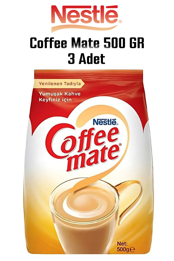 Nestle Coffee Mate Süt Tozu - Kahve Kreması - 500 Gr x 3 Adet