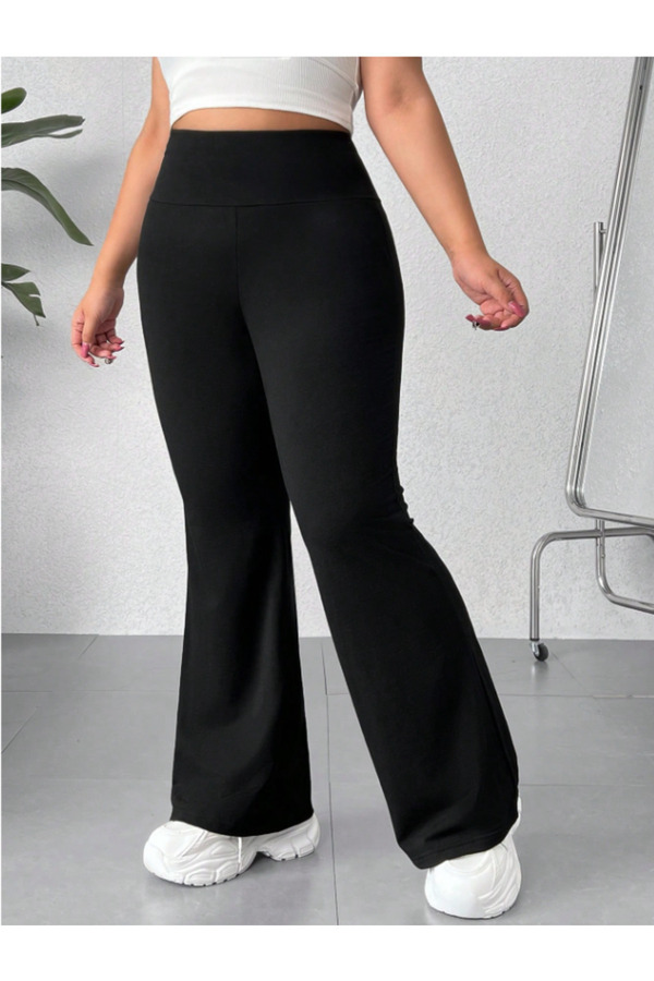 Lesa Wear büyük beden yüksek bel toparlayıcı ve sıkılaştırıcı ispanyol paça tayt büyük beden spor tayt
