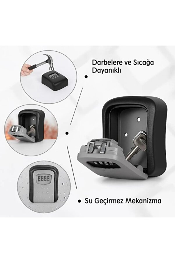 Şi̇freli̇ Anahtar Ve Eşya Saklama Güvenli̇k Kasası
