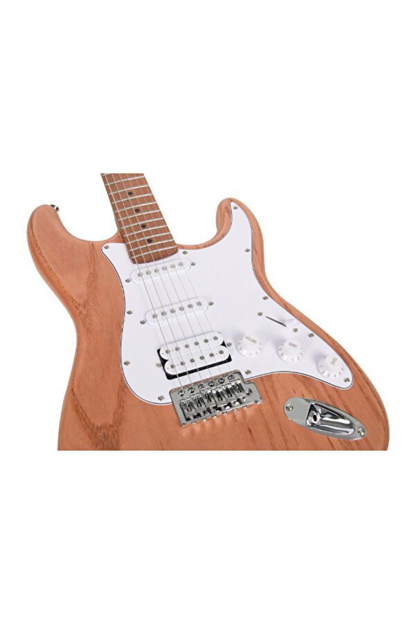 Kaysen KST-213 Mat Naturel Elektro Gitar | ST Kasa HSS Manyetik