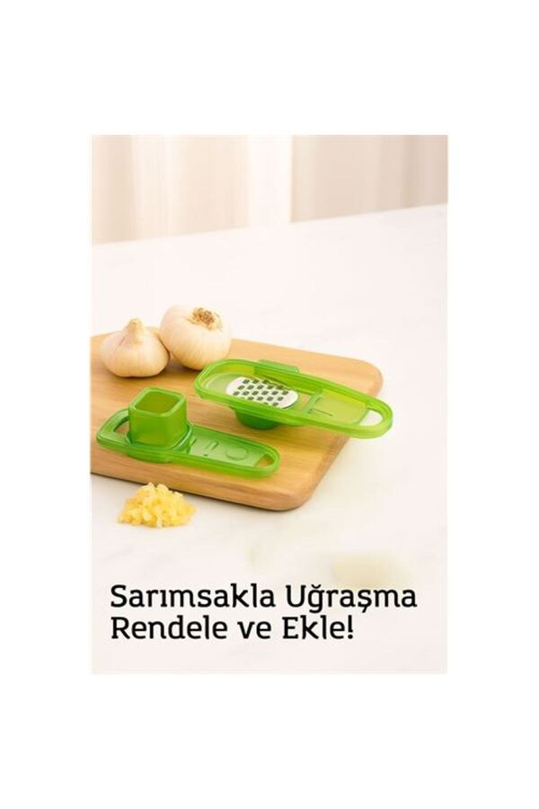 Hazneli̇ Sarımsak Rendeleyi̇ci̇ – 14 X 4,5 Cm | Prati̇k Ve Hi̇jyeni̇k Mutfak Yardımcısı
