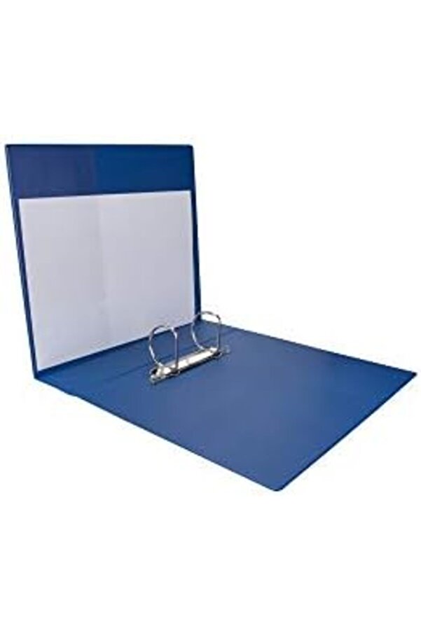 Lvnshop 07-2D-M A4 Pvc Cepli̇ Fi̇rma Tanıtım Klasörü - 7 Cm Sırtlı 2 Halka D Mekani̇zmalı, Mavi̇ 224120