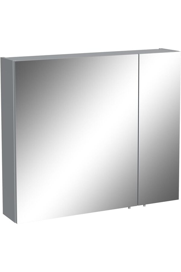 Lvnshop Shi̇ft T20 81007 Asi̇metri̇k Dolaplı Ayna, Kül Gri̇, 80 Cm 224120
