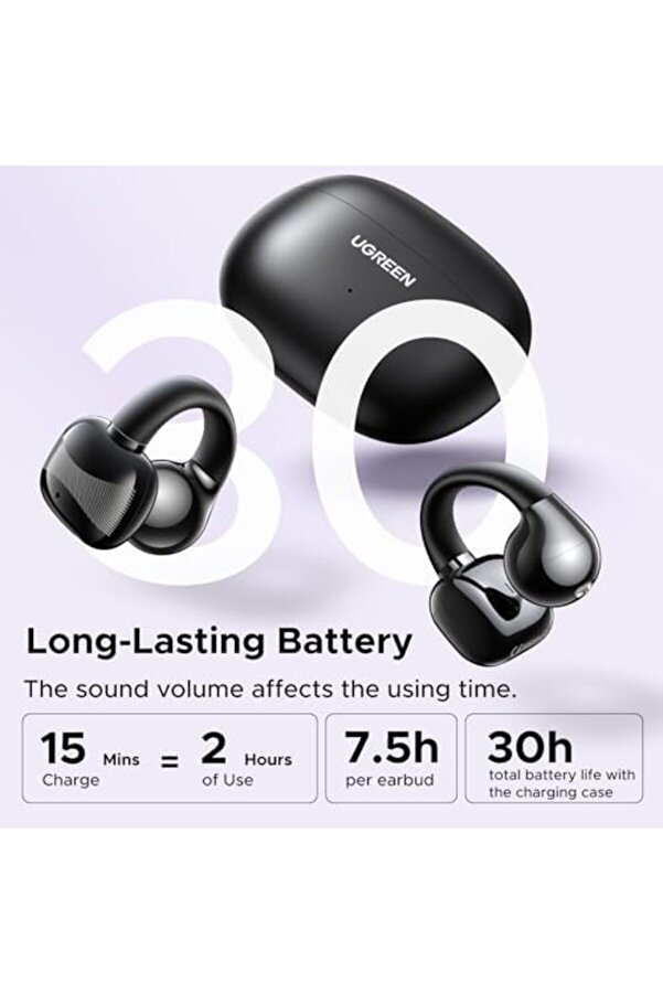 Ynsshopi̇ng Hi̇tune S3 Kablosuz Kulaklık, 5.4, Açık Spor Kulaklık, Kli̇psli̇ Ve Gürültü Önleyi̇ci̇ Enc, 30