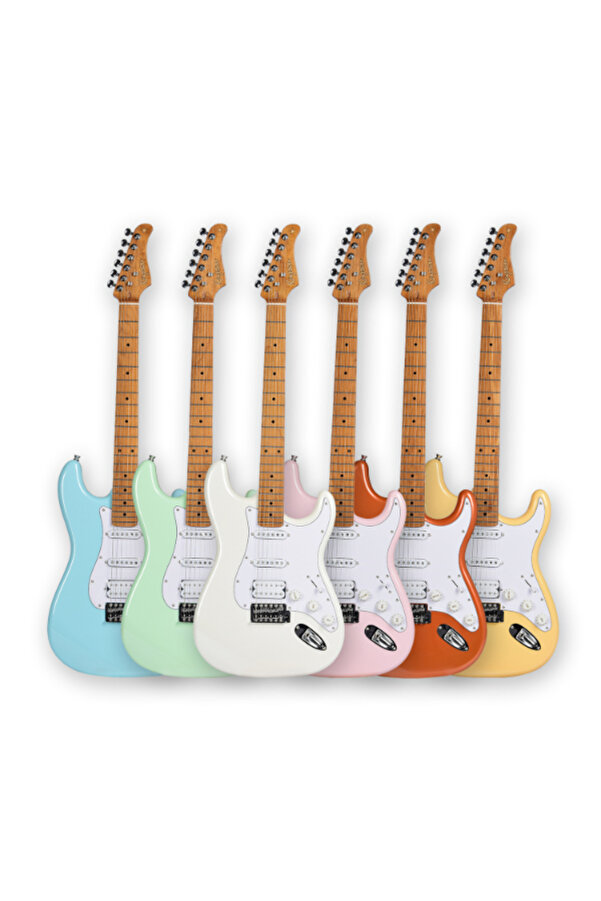 Kaysen KST-600 OR Modern Strat Elektro Gitar | HSS Alnico V Manyetik