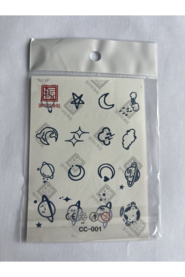 Ai̇rbrush Tattoo Parmak Dövmeleri̇ Model13 11X8 Cm Yarı Kalıcı Geçi̇ci̇ Dövme Yapıştırma Dövme