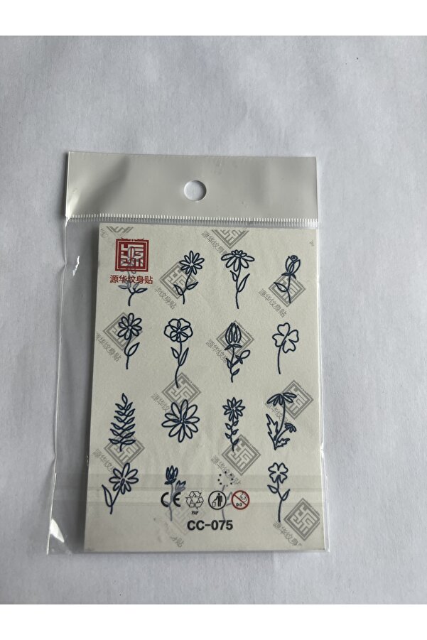 Ai̇rbrush Tattoo Parmak Dövmeleri̇ Model4 11X8 Cm Yarı Kalıcı Geçi̇ci̇ Dövme Yapıştırma Dövme