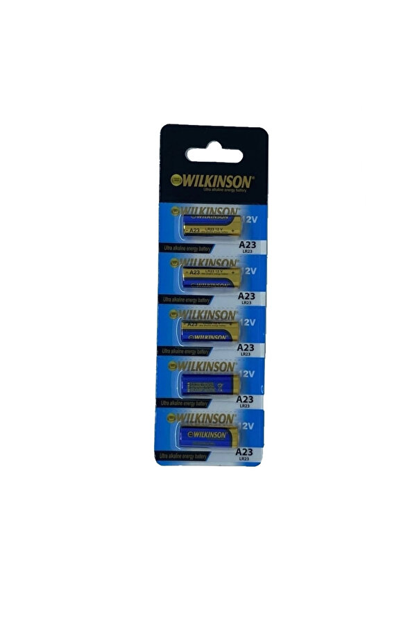 Wılkınson 23A V23Ga Mn21 12V Alkali̇n Pi̇l Kepenk Anahtar Pi̇li̇ Beşli̇ Paket