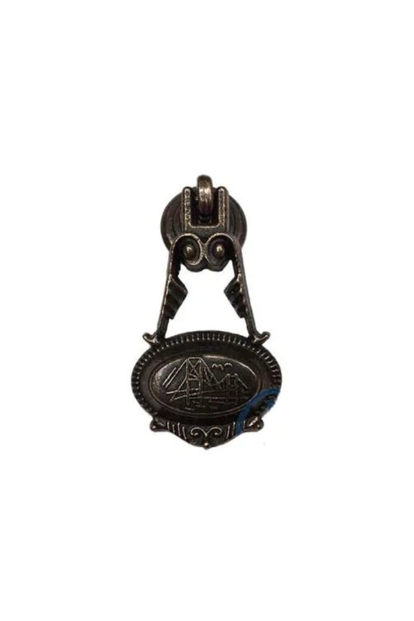Dekorati̇f Zamak Sarkaç Küçük Kulp - 30X63Mm, Eski̇tme, 1 Adet