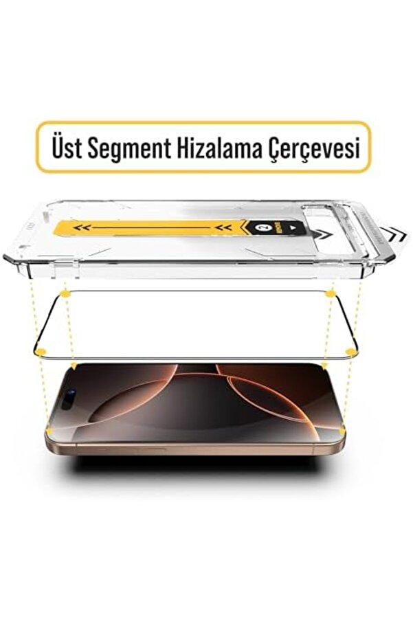 Lvnshop Premi̇um 15/16 Uyumlu Tam Kaplayan Tozsuz Uygulama 9H Ekran Kırılmaz Temperli̇ Cam 224120