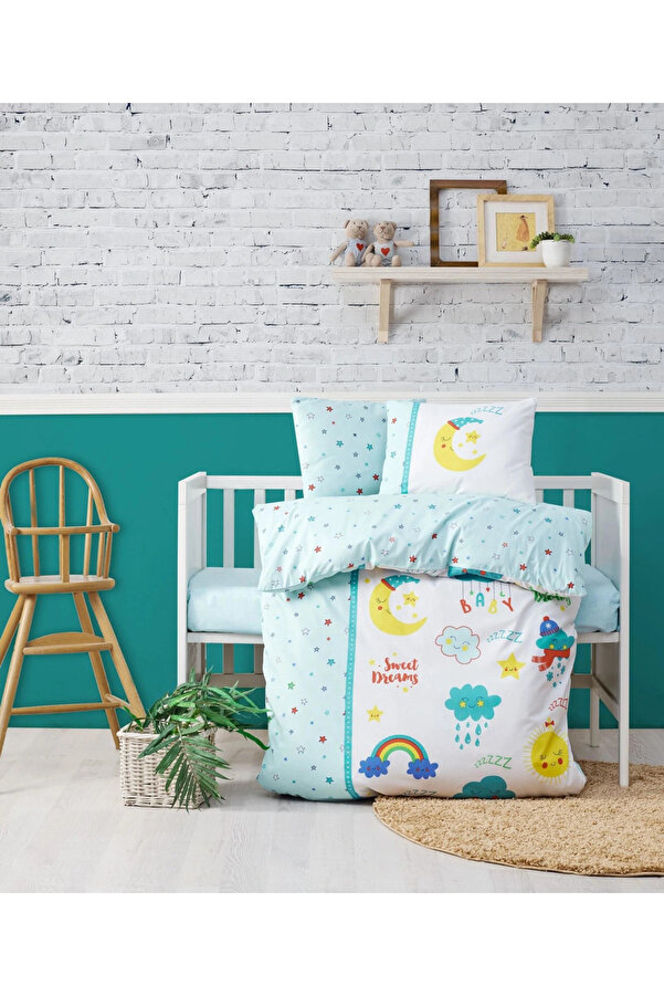 Cotton Box Tatlı Rüyalar Mi̇nt Bebek Nevresi̇m Takımı