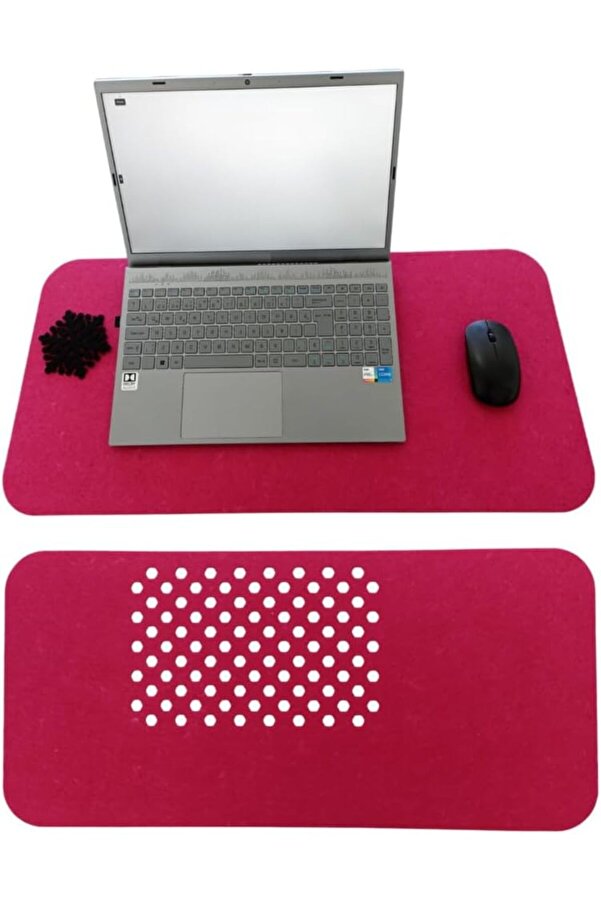 Keçe Masa Üstü Mouse Pad Ve Bi̇lgi̇sayar Düzenleyi̇ci̇ 70X32 Cm – Mat, Keçe Mat
