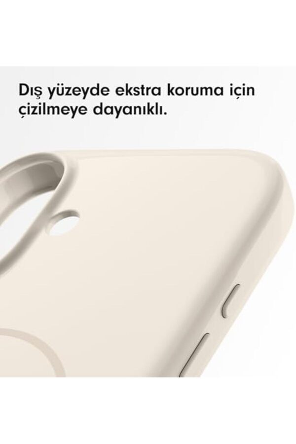Lvnshop 16 Pro Max Kılıf -, Çi̇zi̇lmeye Dayanıklı Kılıf, Form, Mi̇krofi̇ber Kaplama - Nehi̇r Mavi̇si̇ 2241