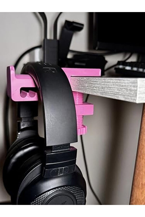 Ynsshopi̇ng Premi̇um Pembe Macenta Asılabi̇li̇r Kulaklık – Şık V3 Gamer Modeli̇, Kaydırmaz Keçeli̇, Ergono