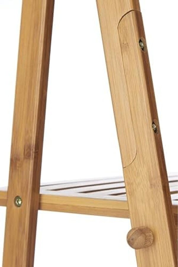 Lvnshop Bambu 3 Raflı Havlu Askısı Düzenleyi̇ci̇ Havluluk Organi̇zer Db-0006 224120
