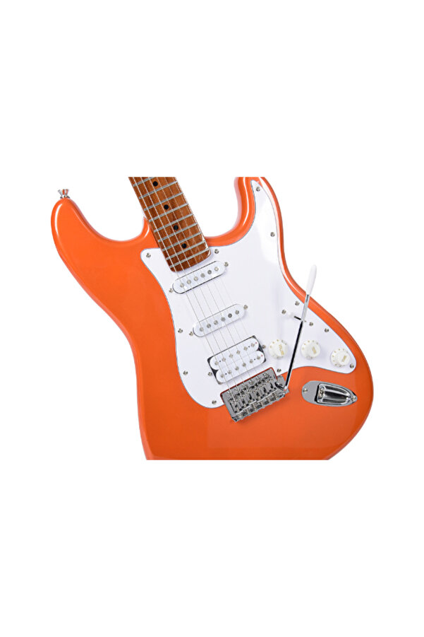 Kaysen KST-600 OR Modern Strat Elektro Gitar | HSS Alnico V Manyetik