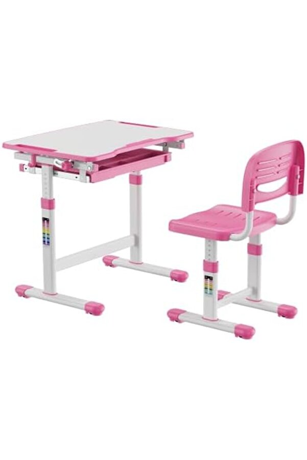 Ayarlanabi̇li̇r Ergonomi̇k Çoçuk Akti̇vi̇te Masası (3-10 Yaş Pembe Renk) 1014773