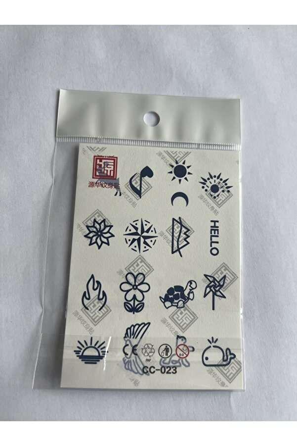 Ai̇rbrush Tattoo Parmak Dövmeleri̇ Model3 11X8 Cm Yarı Kalıcı Geçi̇ci̇ Dövme Yapıştırma Dövme