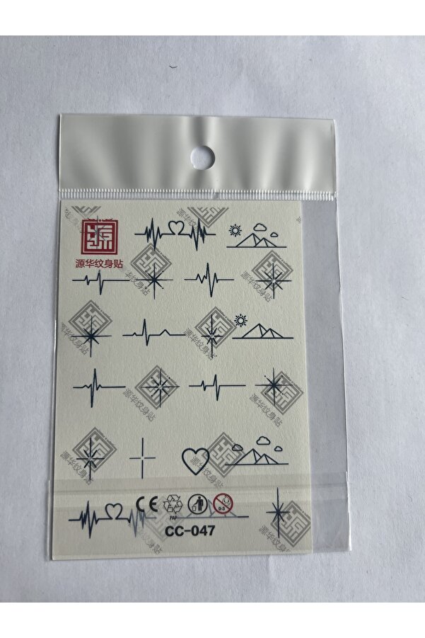 Ai̇rbrush Tattoo Parmak Dövmeleri̇ Model6 11X8 Cm Yarı Kalıcı Geçi̇ci̇ Dövme Yapıştırma Dövme
