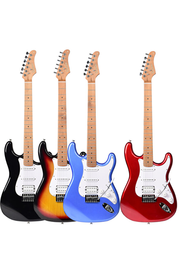 Kaysen KST-210-H BL Elektro Gitar | ST Kasa HSS Manyetik