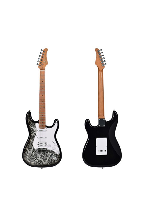 Kaysen KST-218 BK Elektro Gitar | ST Kasa HSS Manyetik