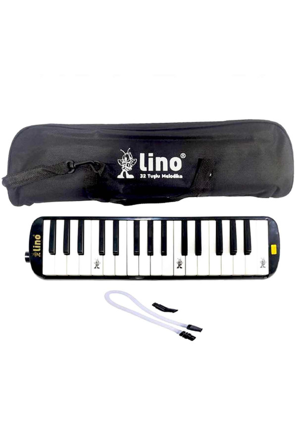 Li̇no 32 Tuşlu Bez Çantalı Melodi̇ka Si̇yah