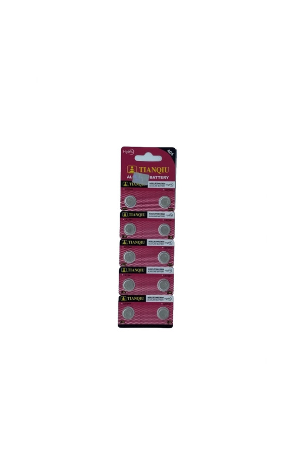 Tıanqıu Ag5 Lr754/393 Alkali̇n 10 Lu Düğme Pi̇l
