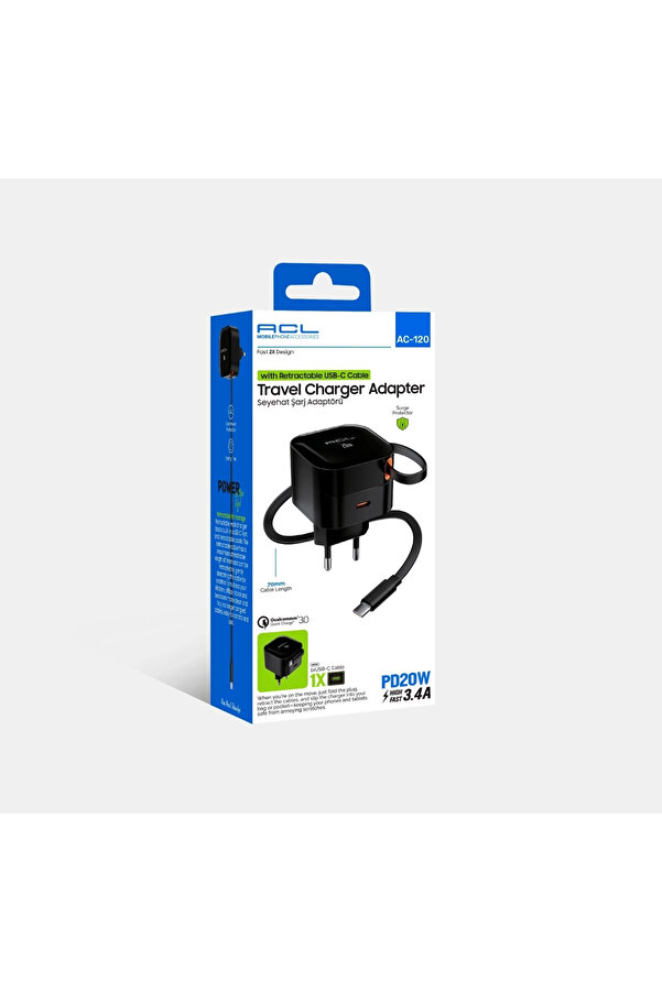 20W Seyahat Şarj Adaptörü Typce Gi̇ri̇şli̇ 3.4A