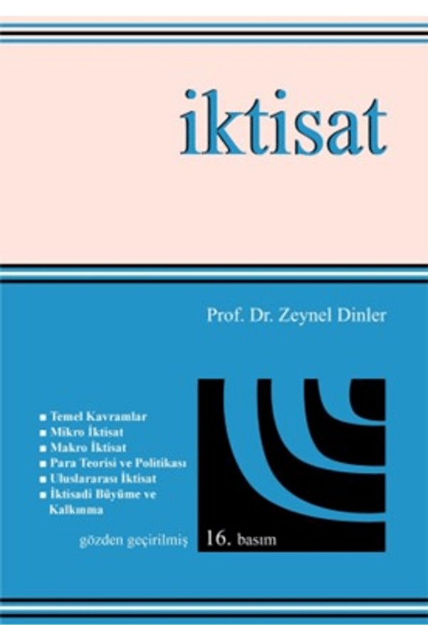 Ekin Basım Yayın İktisat / Zeynel Dinler / / 9786255661562