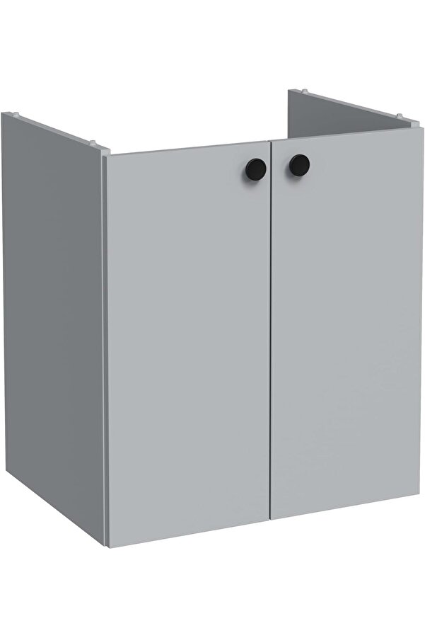 Oskyshopc Shi̇ft T20 81003 Kapaklı Lavabo Dolabı, Kül Gri̇, 60 Cm Newdesi̇ng 842385
