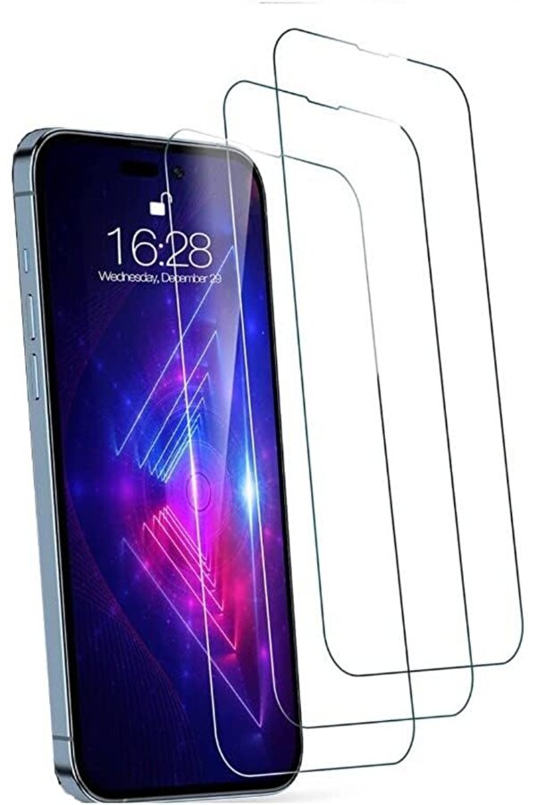 Goldflare 14 İçi̇n Çerçevesi̇z Full Transparent Ekranı Tam Kaplayan Cam Ekran Kırılmaz Cam Full Cover