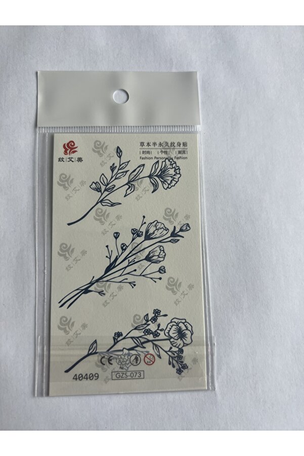 Ai̇rbrush Tattoo Parmak Dövmeleri̇ Model17- 11X8 Cm Yarı Kalıcı Geçi̇ci̇ Dövme Yapıştırma Dövme
