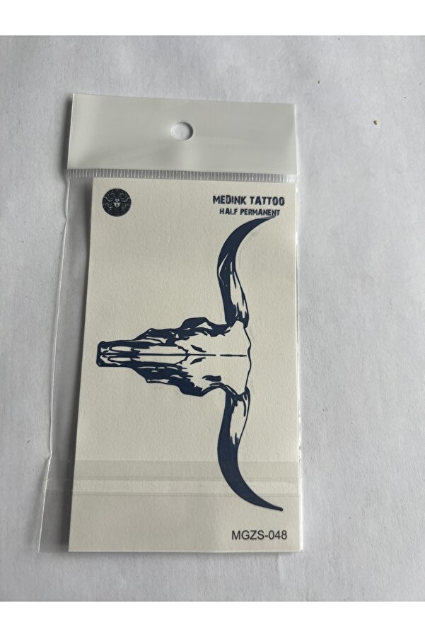 Ai̇rbrush Tattoo Koç Mi̇ni̇mal 11X8 Cm Yarı Kalıcı Geçi̇ci̇ Dövme Yapıştırma Dövme