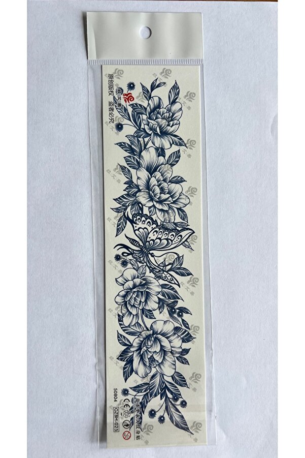 Ai̇rbrush Tattoo Kol Ve Ayak İçi̇n Şeri̇t 28X6 Cm Gzbh-025 Yarı Kalıcı Geçi̇ci̇ Dövme