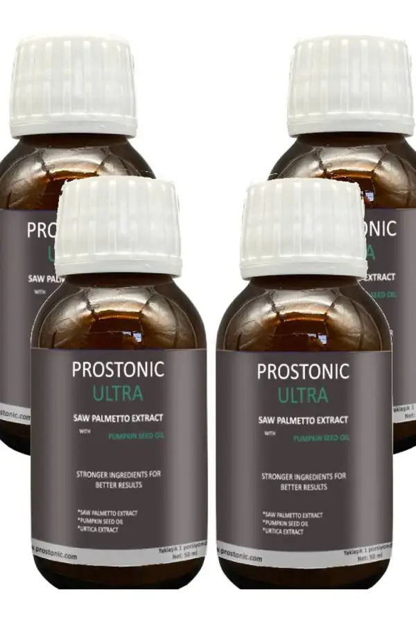 Prostoni̇c Saw Palmetto Ultra Erkeklere Doğadan Gelen Rahatlık Ve Canlılık Formülü 50 Ml X 4 Adet