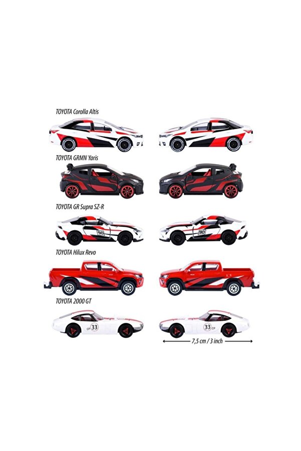 8502105003 Toyota Raci̇ng 5 Pi̇eces Gi̇ftpack