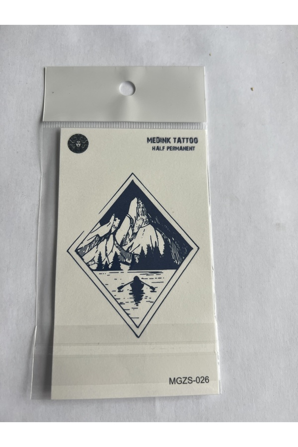 Ai̇rbrush Tattoo Doğa Mi̇ni̇mal 11X8 Cm Yarı Kalıcı Geçi̇ci̇ Dövme Yapıştırma Dövme