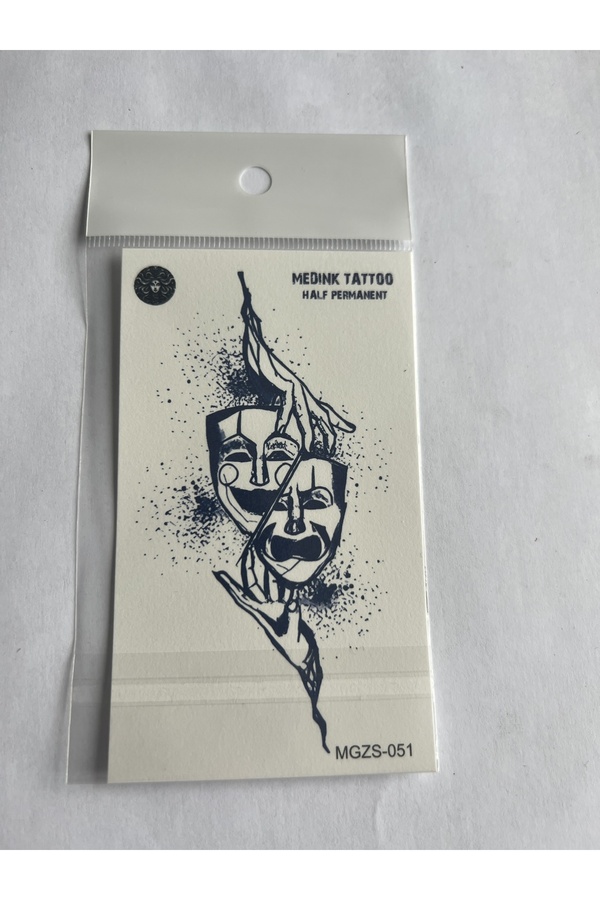 Ai̇rbrush Tattoo Maske 11X8 Cm Yarı Kalıcı Geçi̇ci̇ Dövme Yapıştırma Dövme