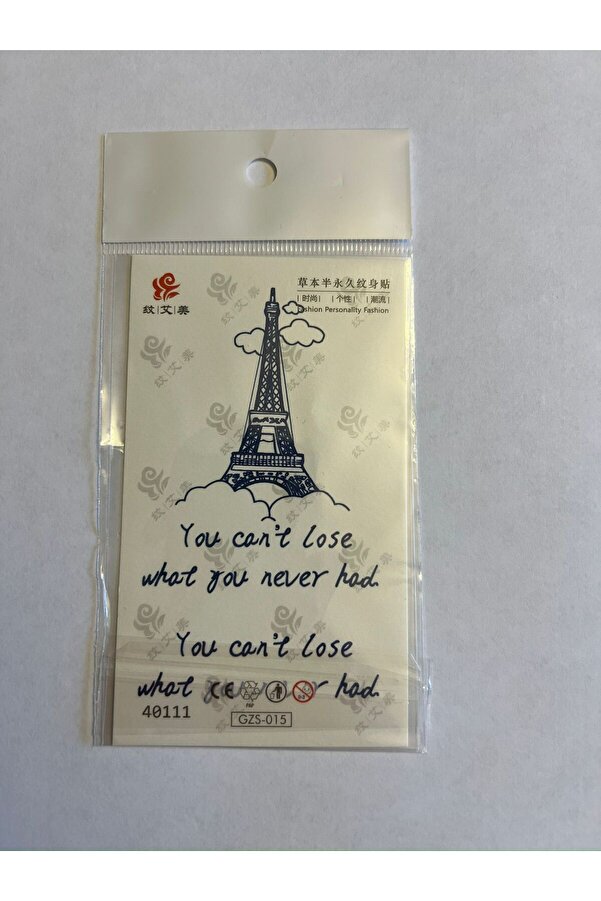 Ai̇rbrush Tattoo Ei̇fel Kulesi̇ Mi̇ni̇mal Yarı Kalıcı Hayalet Geçi̇ci̇ Dövme Yapıştırma Dövme
