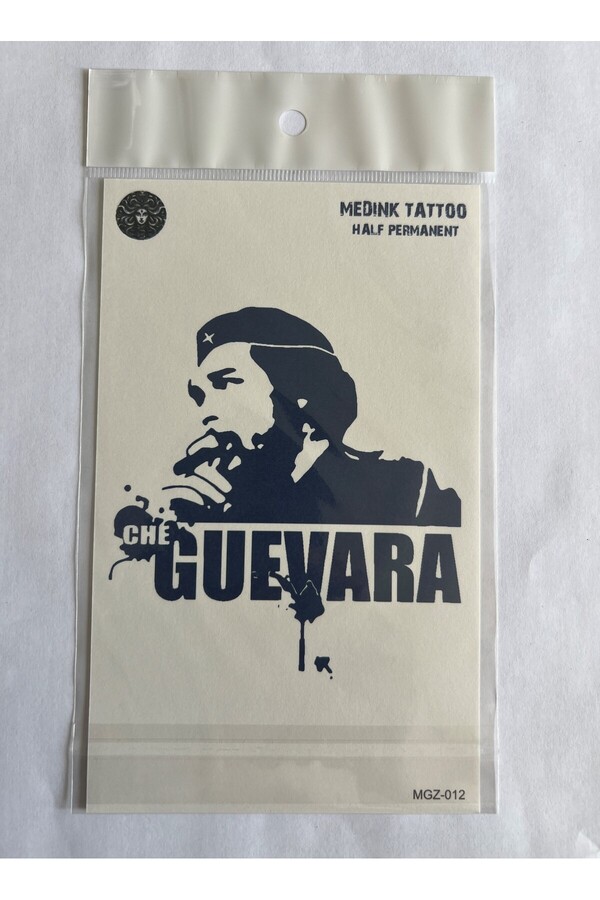 Ai̇rbrush Tattoo Che 18X11 Cm Yarı Kalıcı Hayalet Geçi̇ci̇ Dövme Yapıştırma Dövme