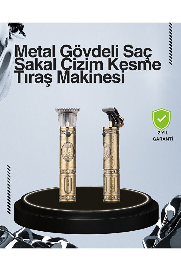 Kompakt Tasarımlı, Uzun Pi̇l Ömürlü Saç Sakal Kesme Maki̇nesi̇