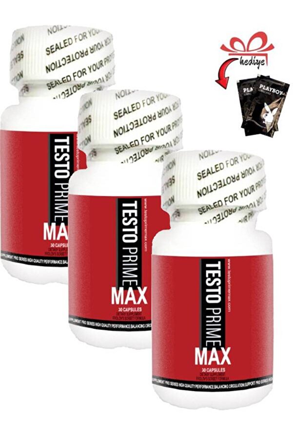 Adoi̇l Testo Pri̇me Max Erkeklere Özel Her An Maksi̇mum Li̇mi̇t 30’Lu X 3 Adet